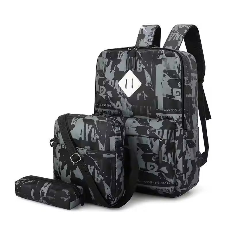 Nomadia – 3-delige lichtgewicht rugzakset ademend – school & outdoor