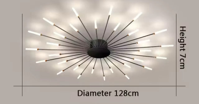 Aurestrom Kroonluchter – Modern Whirlpool Design met Meerdere LED-Lampen & Luxe Afwerking