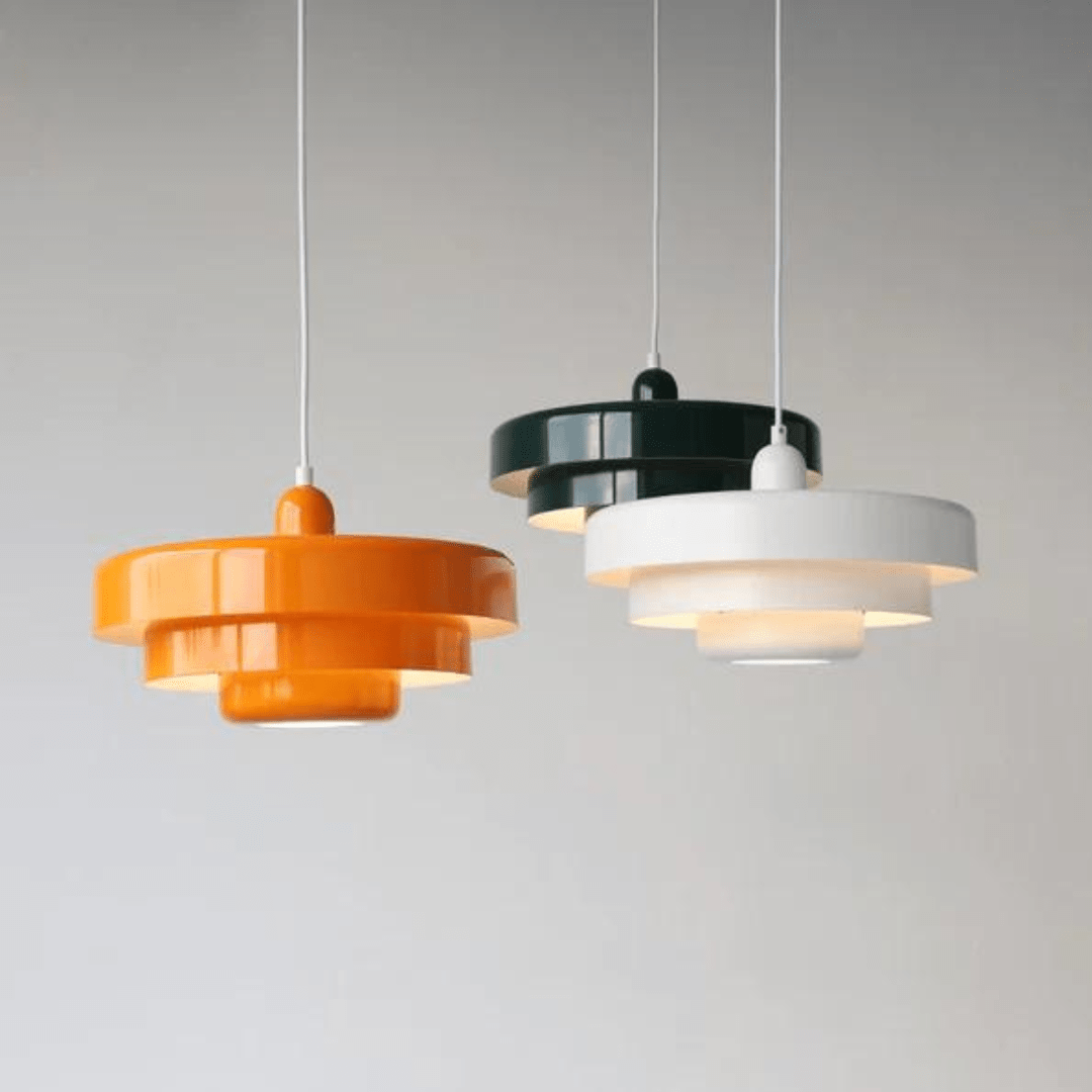 BrilloÉpoca hanglamp – Vintage metalen plafondlamp met energiezuinige LED & warme lichtsfeer