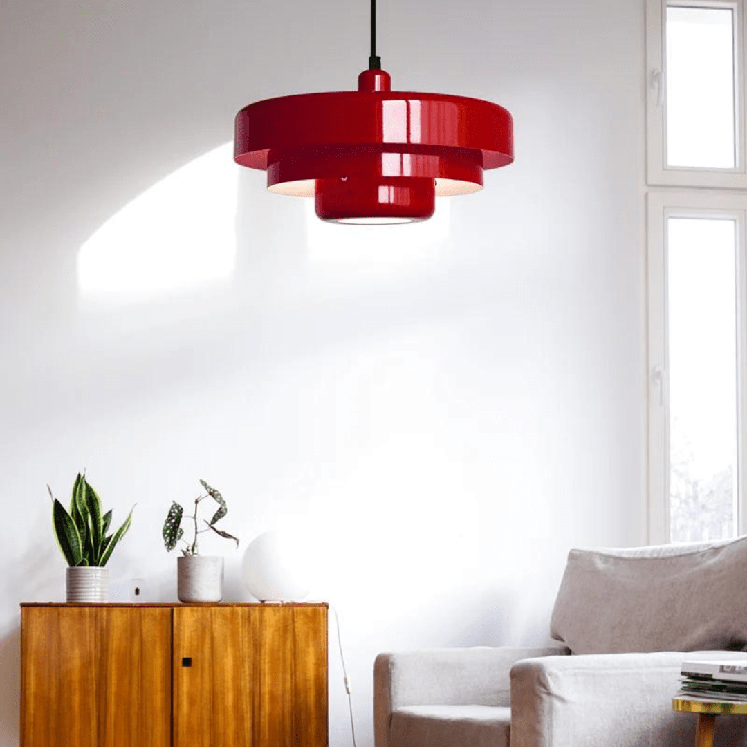 BrilloÉpoca hanglamp – Vintage metalen plafondlamp met energiezuinige LED & warme lichtsfeer