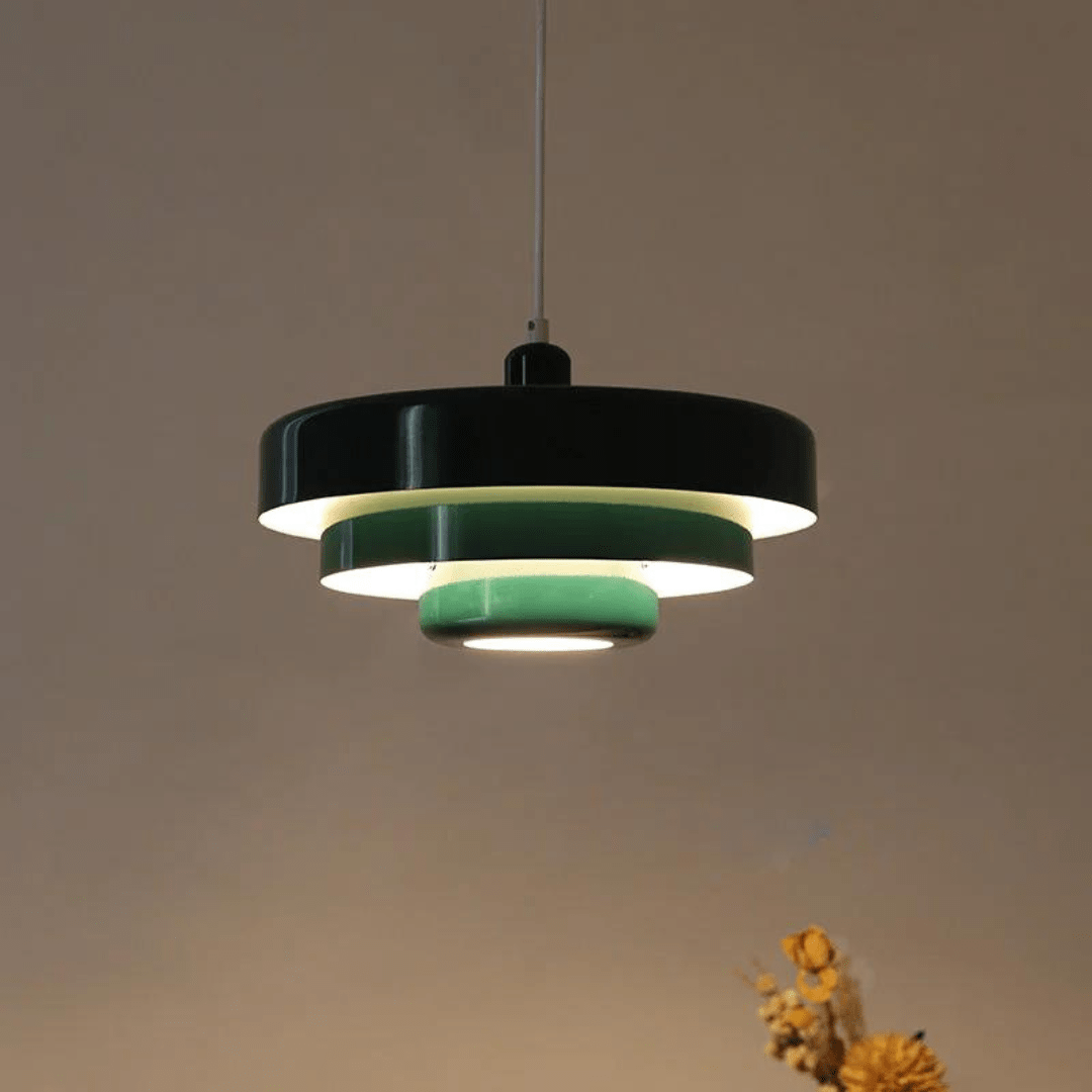 BrilloÉpoca hanglamp – Vintage metalen plafondlamp met energiezuinige LED & warme lichtsfeer