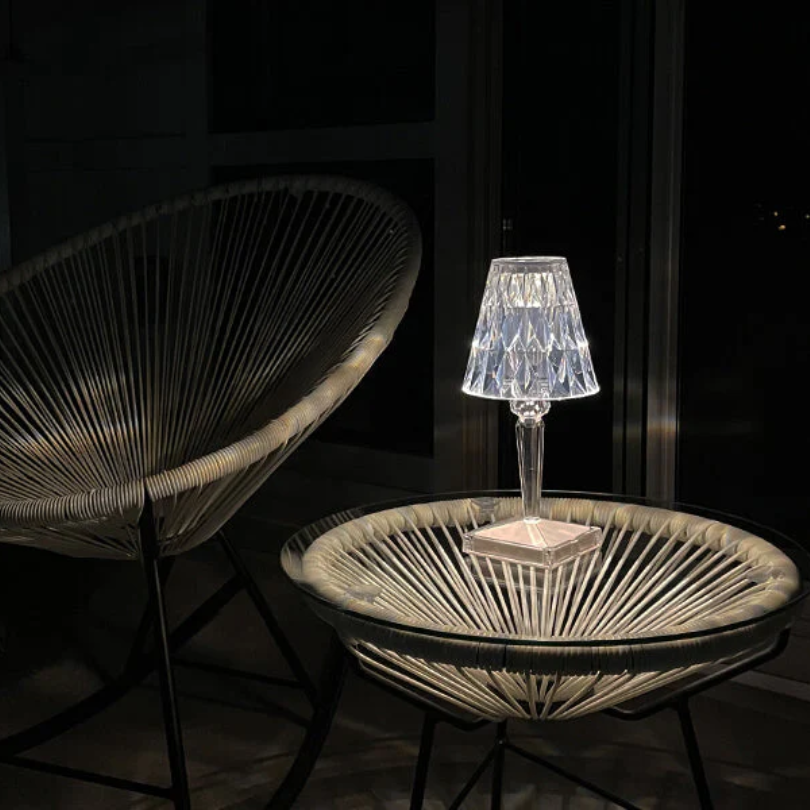 CrystalLuxe Tafellamp – Luxe kristallen lamp met warm wit licht & elegante afwerking