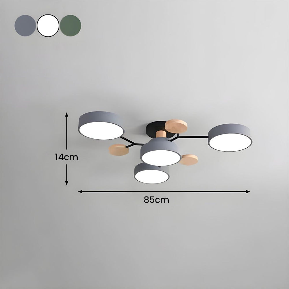 Plafondlamp LED – Modern Rond Design met Keuze uit Lichtkleur & Maten