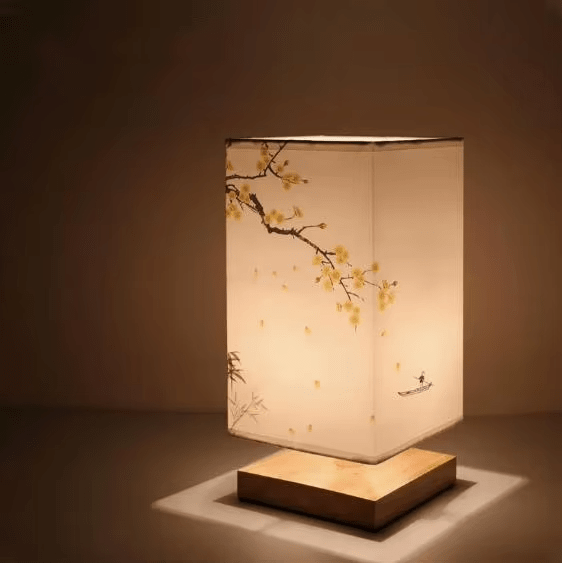 FABWOOD – Modern lamp made of wood and fabric Vestragear