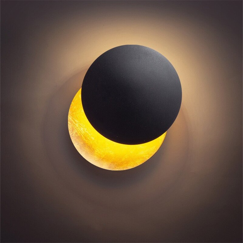 Lunarex Eclipse Wandlamp – Dimbare LED Designlamp, Energiezuinig & Modern voor Sfeervolle Interieurs