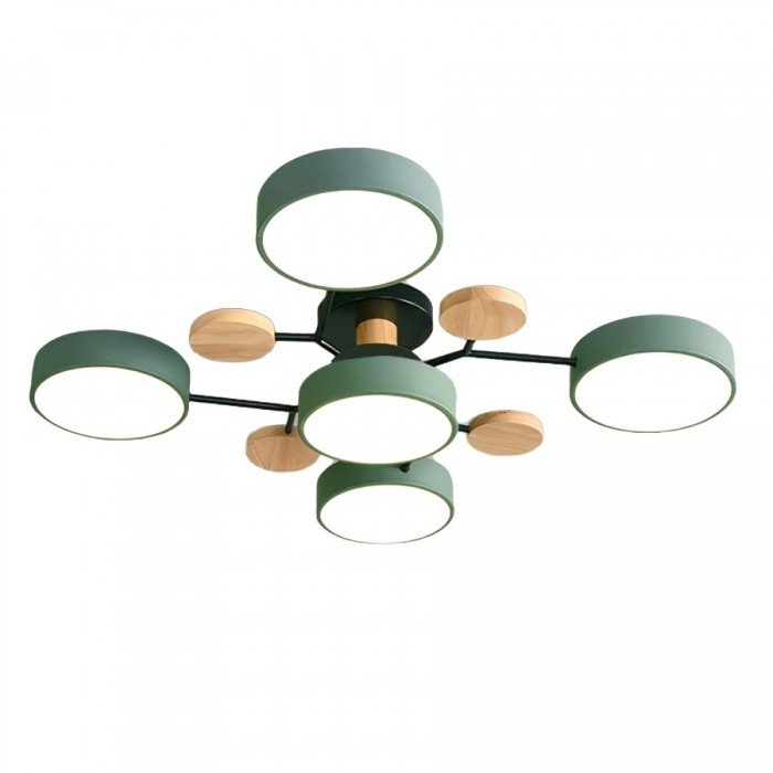 Nordora – Scandinavische LED-plafondlamp vertakt design & sfeervol licht