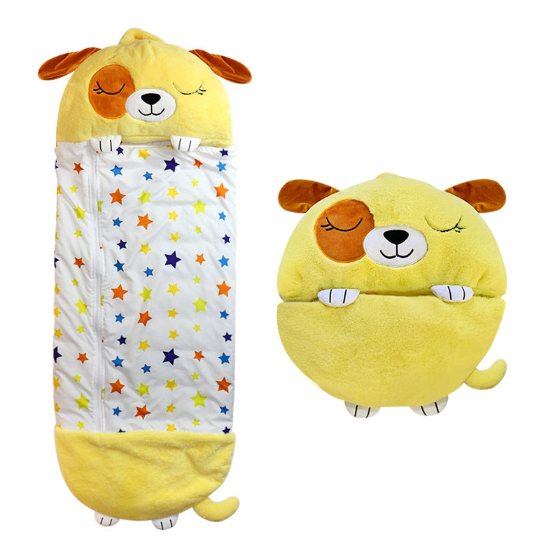 SnuggleBuddy 2-in-1 Slaapzak & Knuffeldier voor Kinderen 3–8 Jaar
