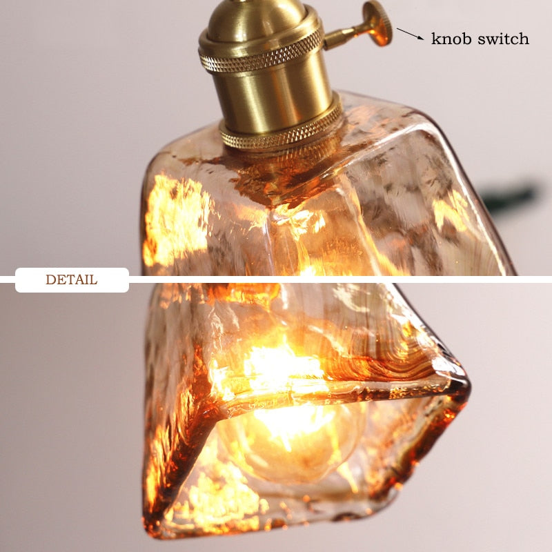 Vetrina Hanglamp – Handgemaakte Glazen Kap met Vintage Design & Warme Sfeerverlichting