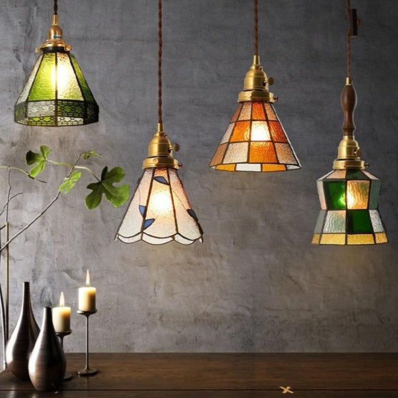 Aurelia Hanglamp – Handgemaakt Glazen Design met Levendige Kleuren & Warme LED-Verlichting