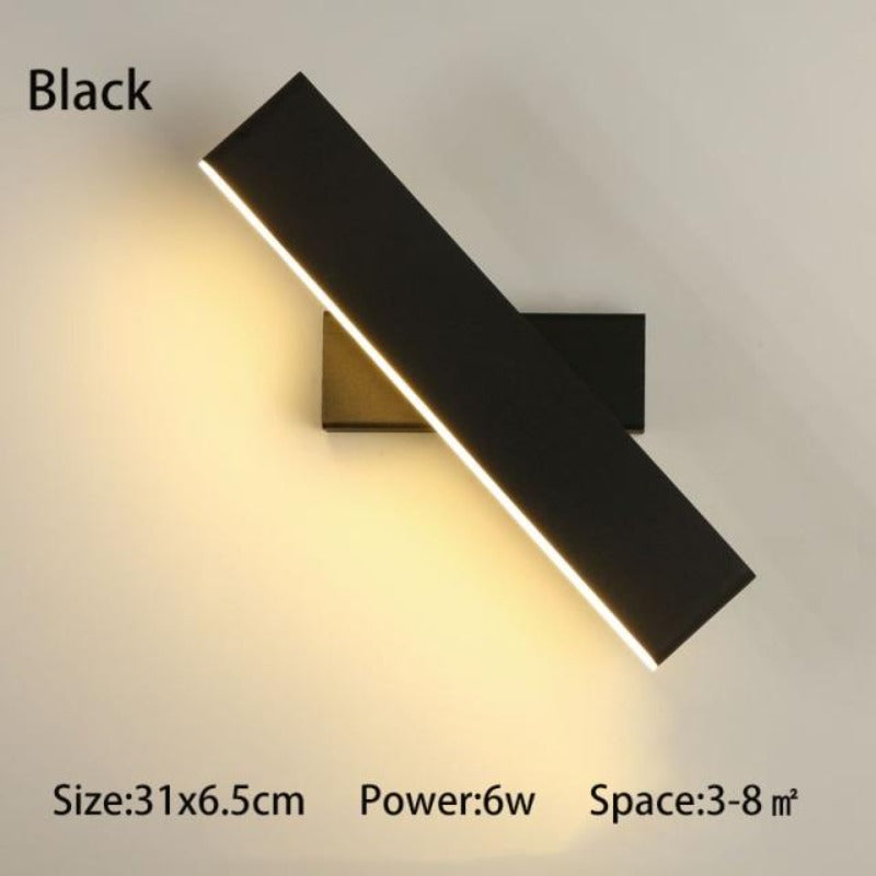 Rotaro Wandlamp – Modern Draaibaar Design met Slanke Vorm & Geïntegreerde LED-Verlichting