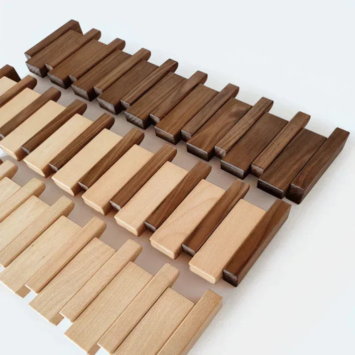 Wandkapstok met magnetische haken – Houten design, ruimtebesparend & stijlvol