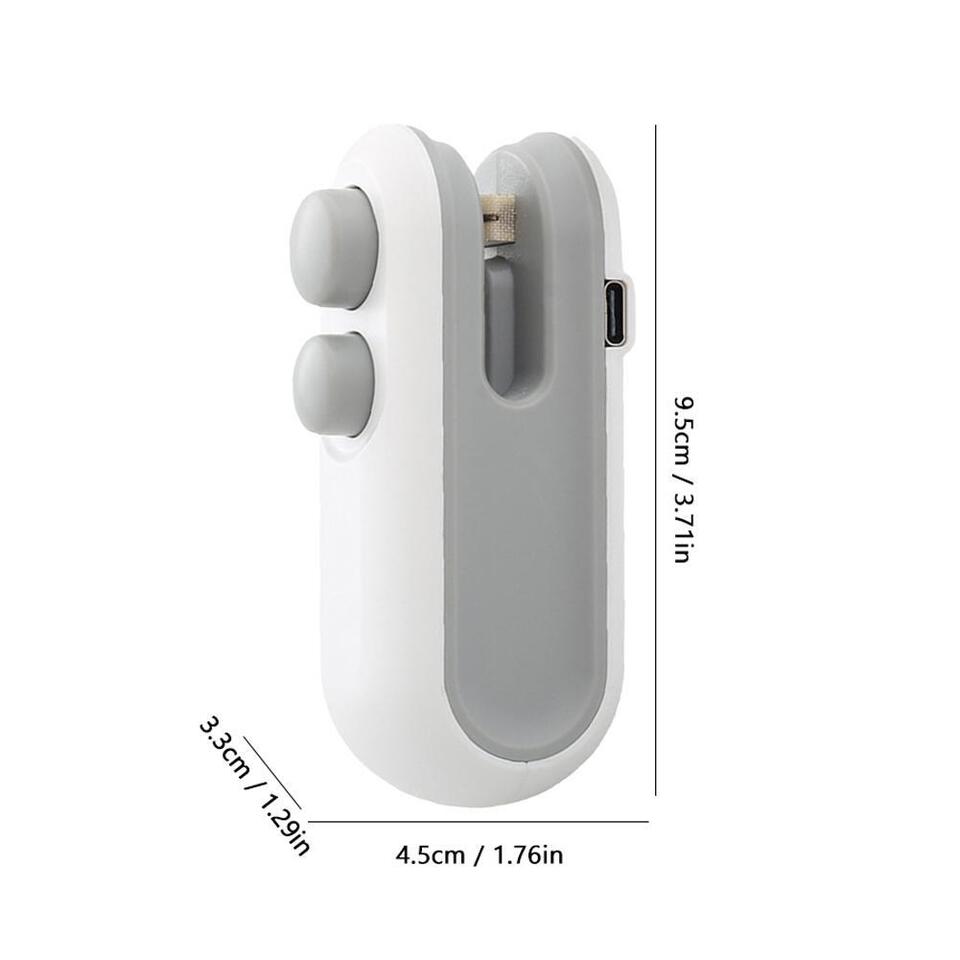 FreshSeal – 2-in-1 draagbaar sealapparaat USB oplaadbaar & compact