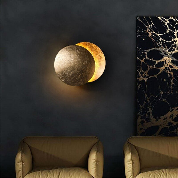 SeleneLight – Wandlamp met Maanlicht Effect – Minimalistische LED Sfeerverlichting