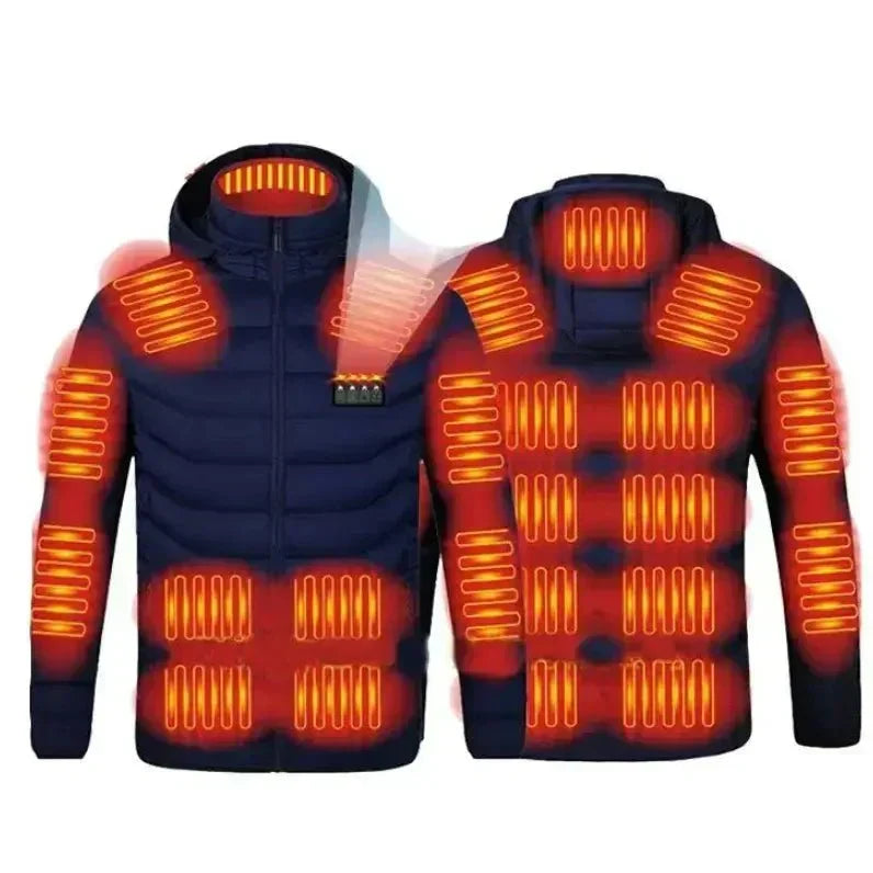 Frostiq Verwarmde Winterjas – Unisex, Oplaadbaar & Optimale Warmteverdeling voor de Winter