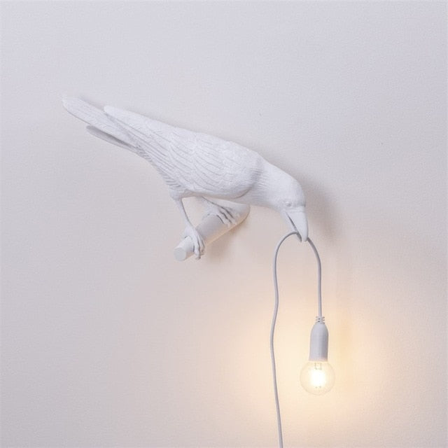Corvani Kraai LED Wandlamp – Uniek Design, Warm Licht & Moderne Artistieke Sfeerverlichting