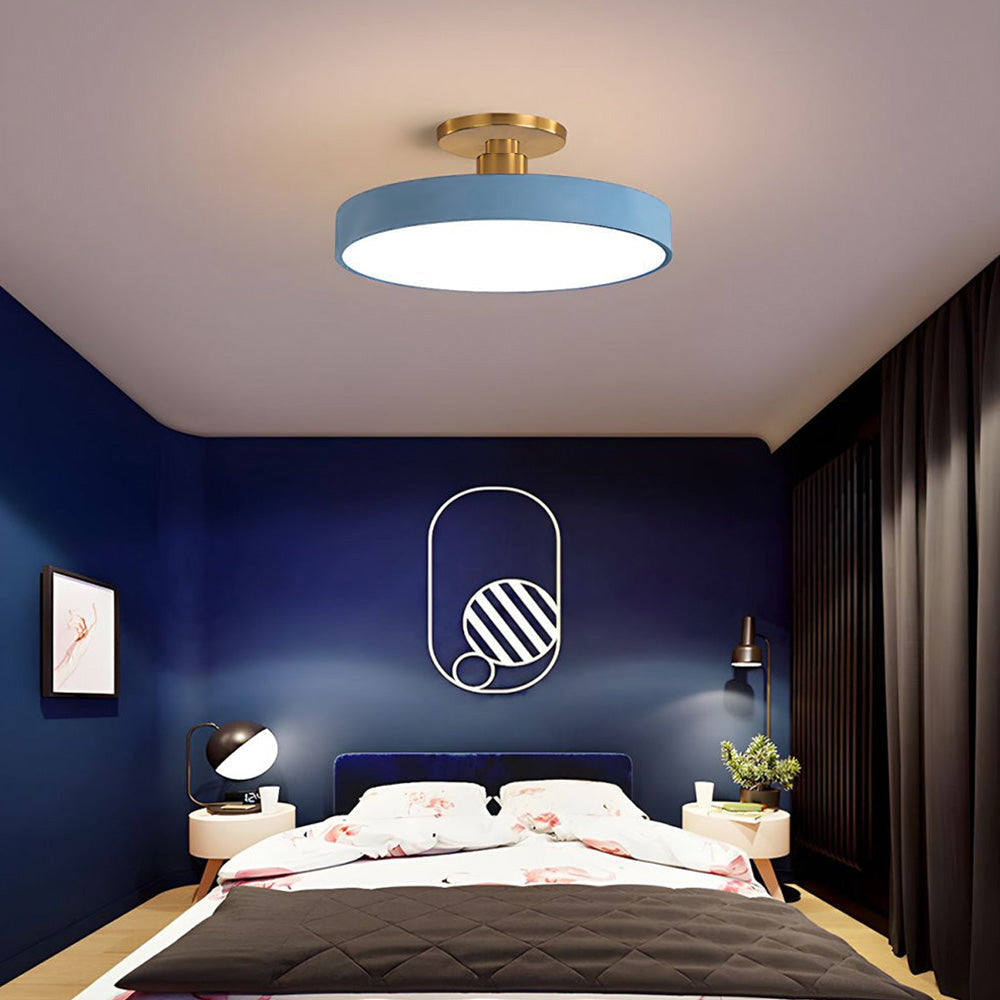 Vionte Plafondlamp – Ronde LED plafondlamp van metaal en acryl met energiezuinig design