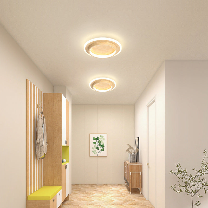 Eldaro Plafondlamp – Ronde LED plafondlamp van metaal en acryl met modern minimalistisch design