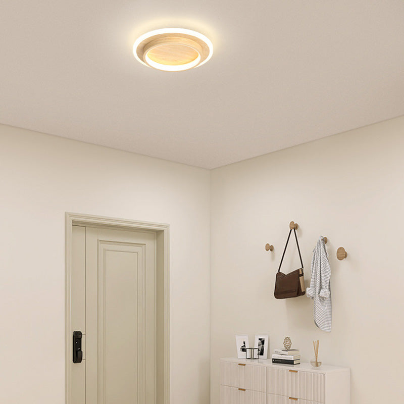 Eldaro Plafondlamp – Ronde LED plafondlamp van metaal en acryl met modern minimalistisch design