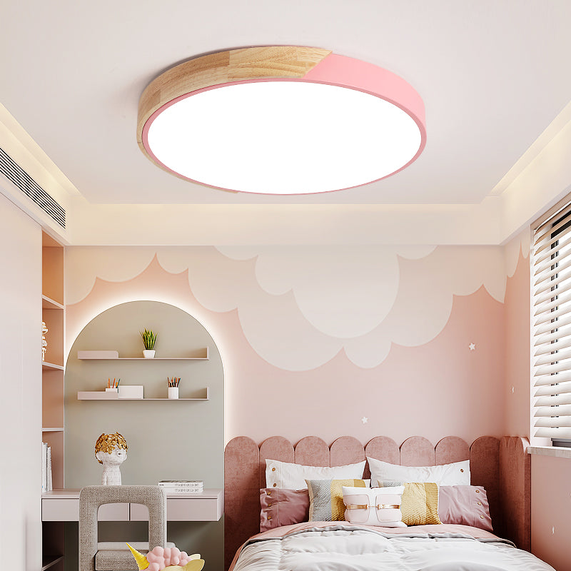 Coloria Plafondlamp – Ronde LED-Verlichting met Kleurrijke Afwerking en Modern Design