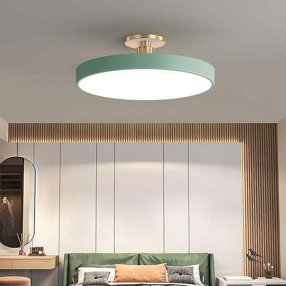 Vionte Plafondlamp – Ronde LED plafondlamp van metaal en acryl met energiezuinig design