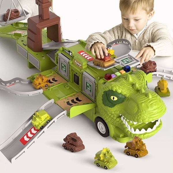 DinoRex DinoQuest Speelset – T-Rex & Triceratops met Licht en Geluid