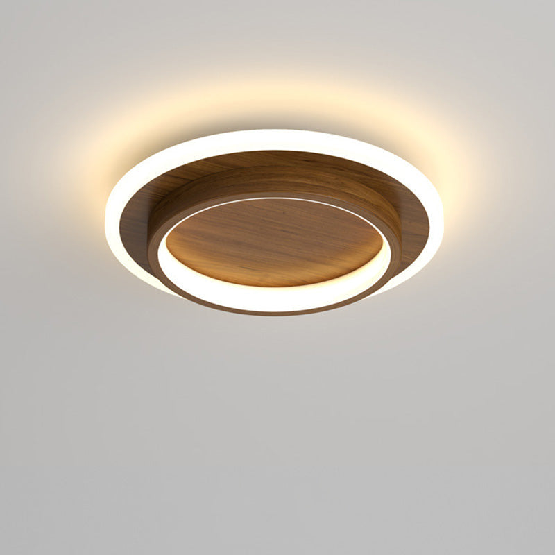 Eldaro Plafondlamp – Ronde LED plafondlamp van metaal en acryl met modern minimalistisch design