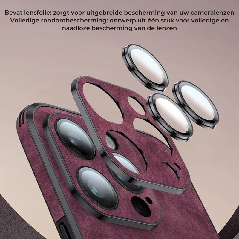 Luxvera – iPhone-hoes echt leer slank & schokbestendig – stijlvol design (Copy) VestraGear