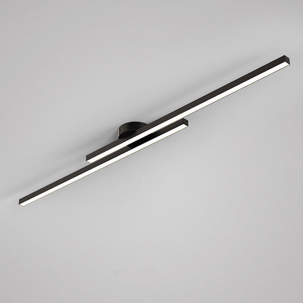 Norvion Plafondlamp – Langwerpige LED plafondlamp van aluminium met strak minimalistisch design