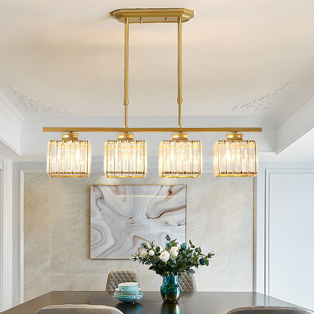 Artesso Hanglamp – Art Deco Design met Glazen Kappen & Verstelbare Hoogte