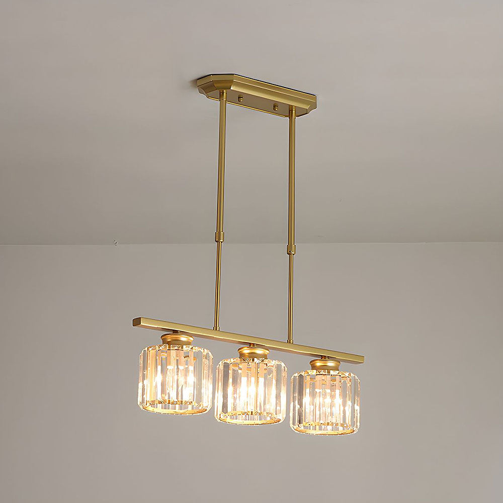 Artesso Hanglamp – Art Deco Design met Glazen Kappen & Verstelbare Hoogte