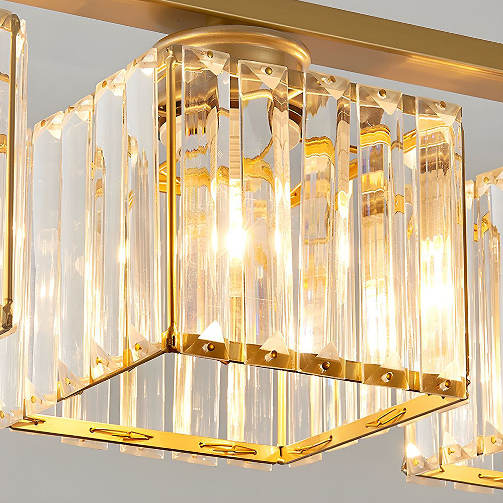 Artesso Hanglamp – Art Deco Design met Glazen Kappen & Verstelbare Hoogte