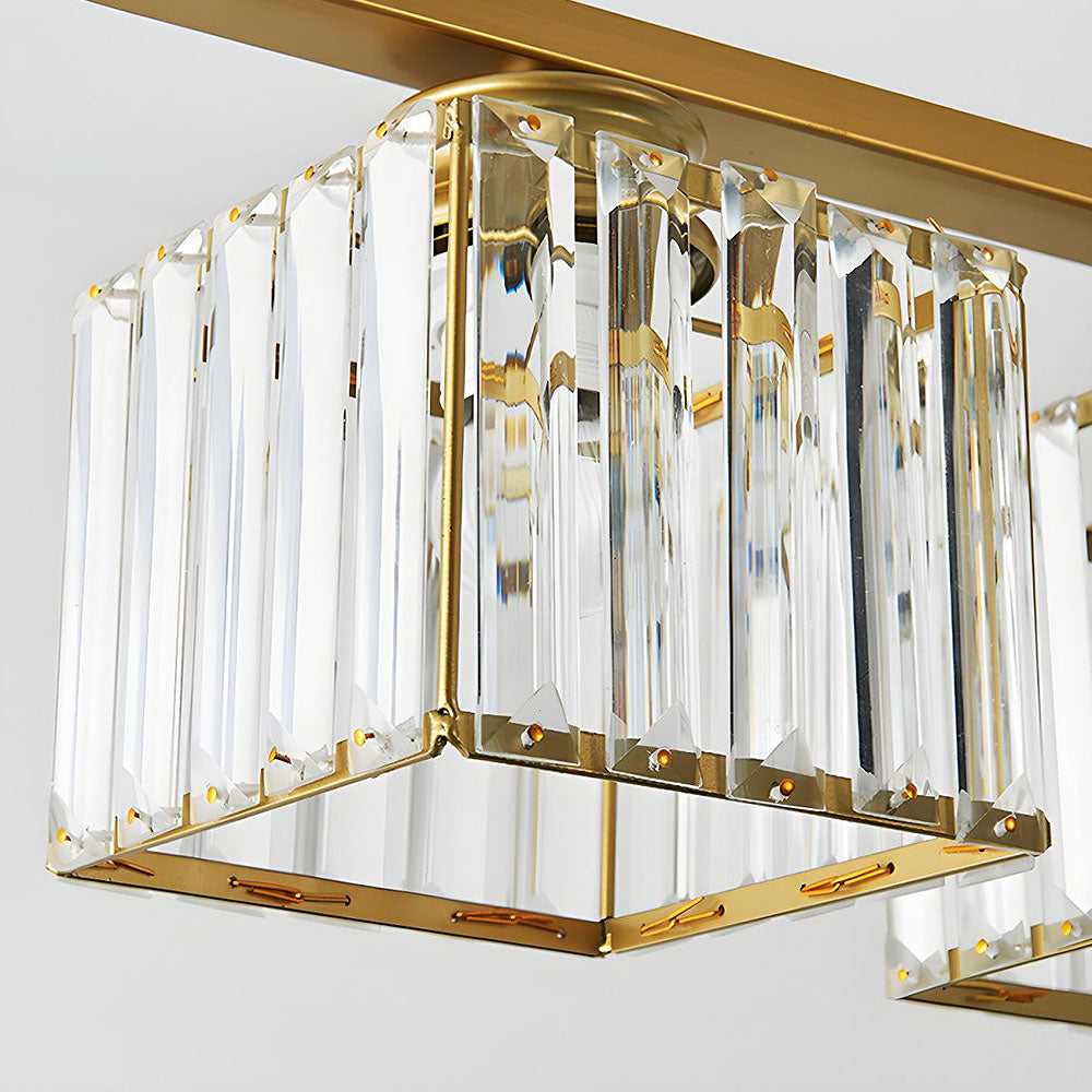 Artesso Hanglamp – Art Deco Design met Glazen Kappen & Verstelbare Hoogte