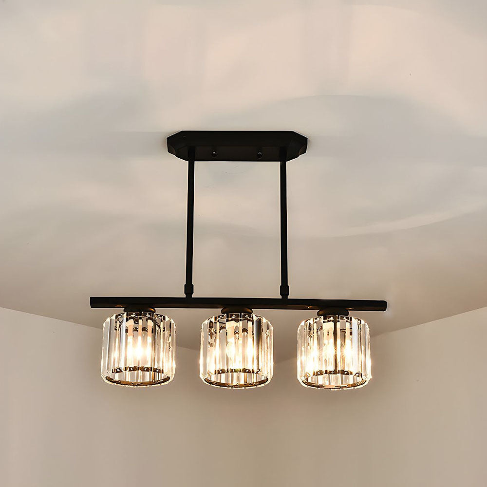 Artesso Hanglamp – Art Deco Design met Glazen Kappen & Verstelbare Hoogte
