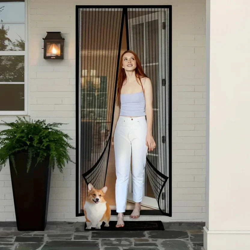 BREEZEMESH – Magnetic Hands-Free Door Screen Curtain Vestragear