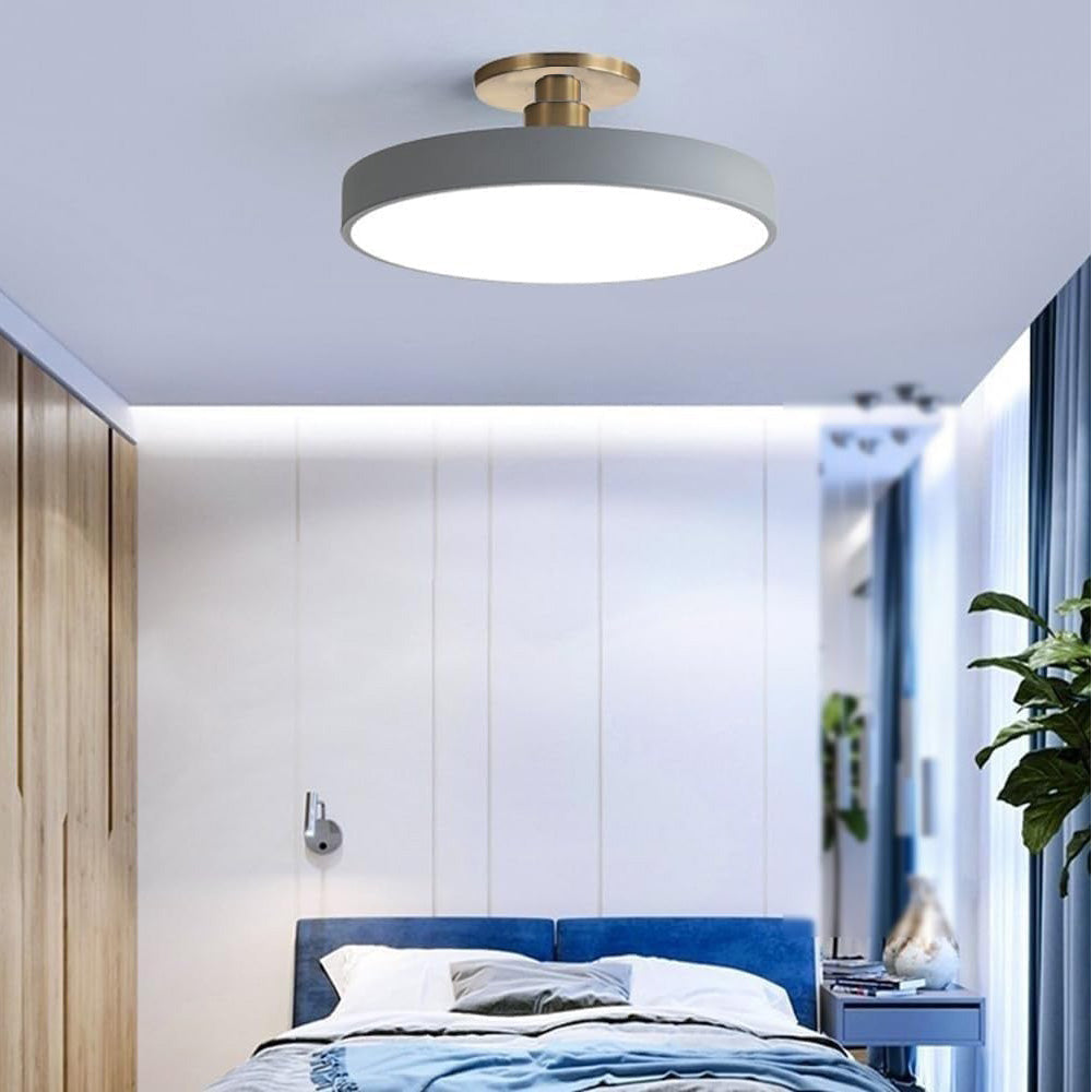 Vionte Plafondlamp – Ronde LED plafondlamp van metaal en acryl met energiezuinig design