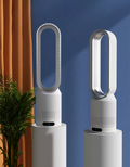 AirPure 3-in-1 Luftkühler mit Luftfilter, Oszillation & LED-Touch – Bladlos, leise & modern Devako.ch