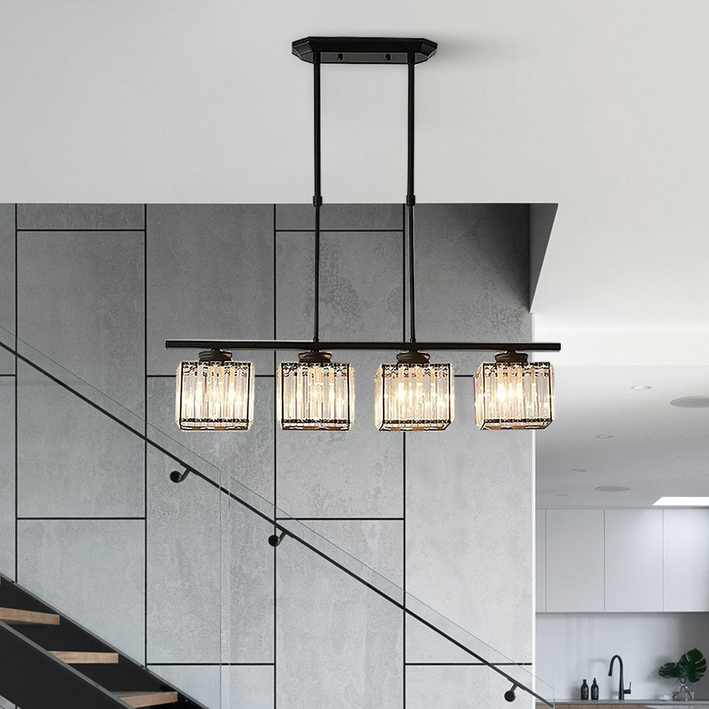 Artesso Hanglamp – Art Deco Design met Glazen Kappen & Verstelbare Hoogte