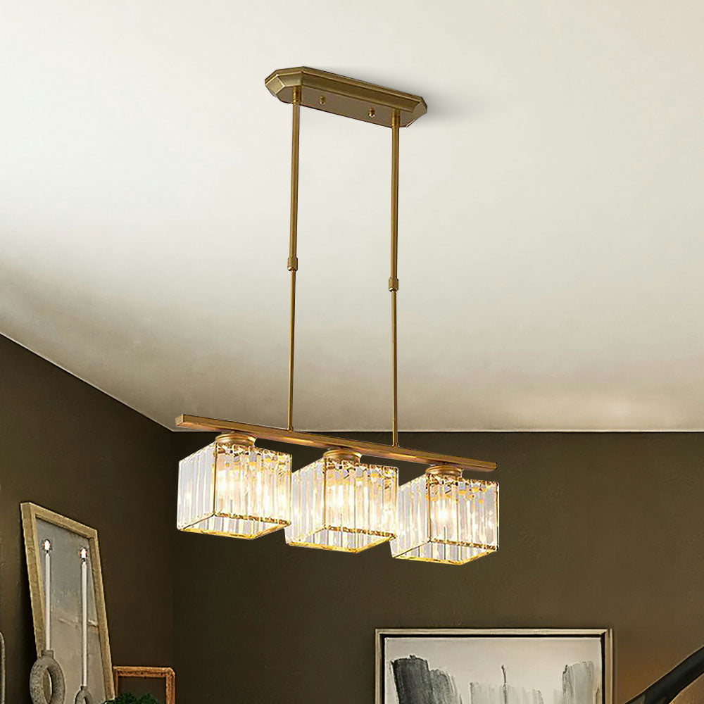 Artesso Hanglamp – Art Deco Design met Glazen Kappen & Verstelbare Hoogte