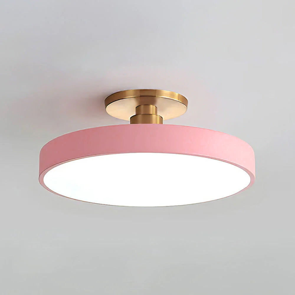 Vionte Plafondlamp – Ronde LED plafondlamp van metaal en acryl met energiezuinig design