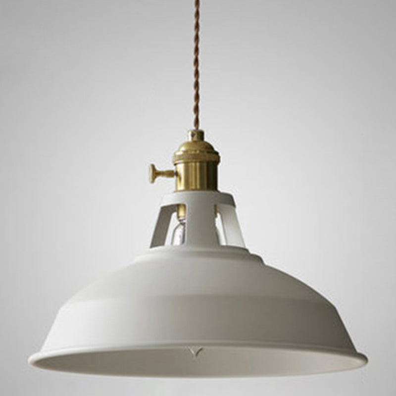 LuzRetroca hanglamp – Vintage industriële metalen plafondlamp met klassiek zwart design