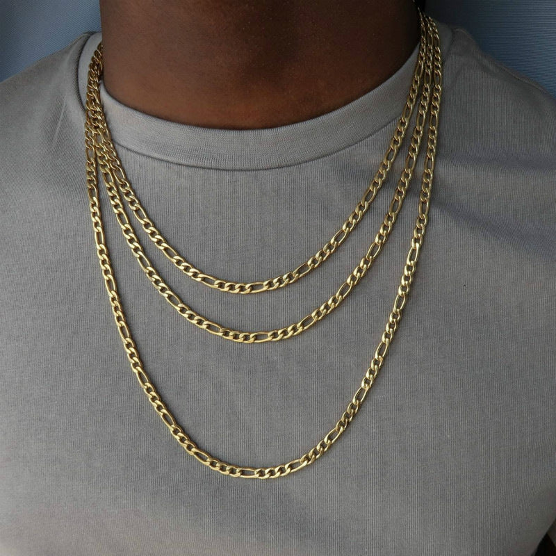 Herenketting – Roestvrij Staal Schakelketting & Keuze uit Meerdere Lengtes