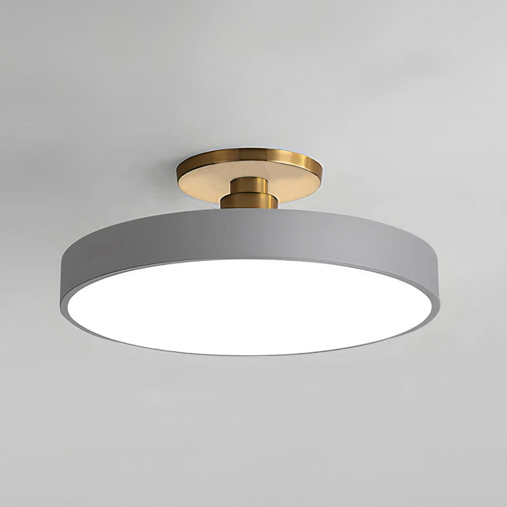 Vionte Plafondlamp – Ronde LED plafondlamp van metaal en acryl met energiezuinig design