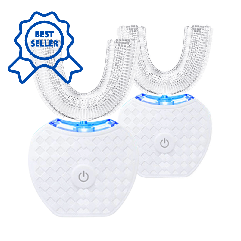 Lustra U-Vormige Elektrische Tandenborstel – Ultrasoon, Handsfree & Grondige Reiniging in 30 Sec