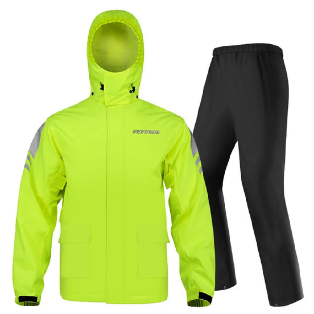 RiderPro Motorregenjas – Waterdichte Unisex Jas met Ergonomisch & Winddicht Ontwerp