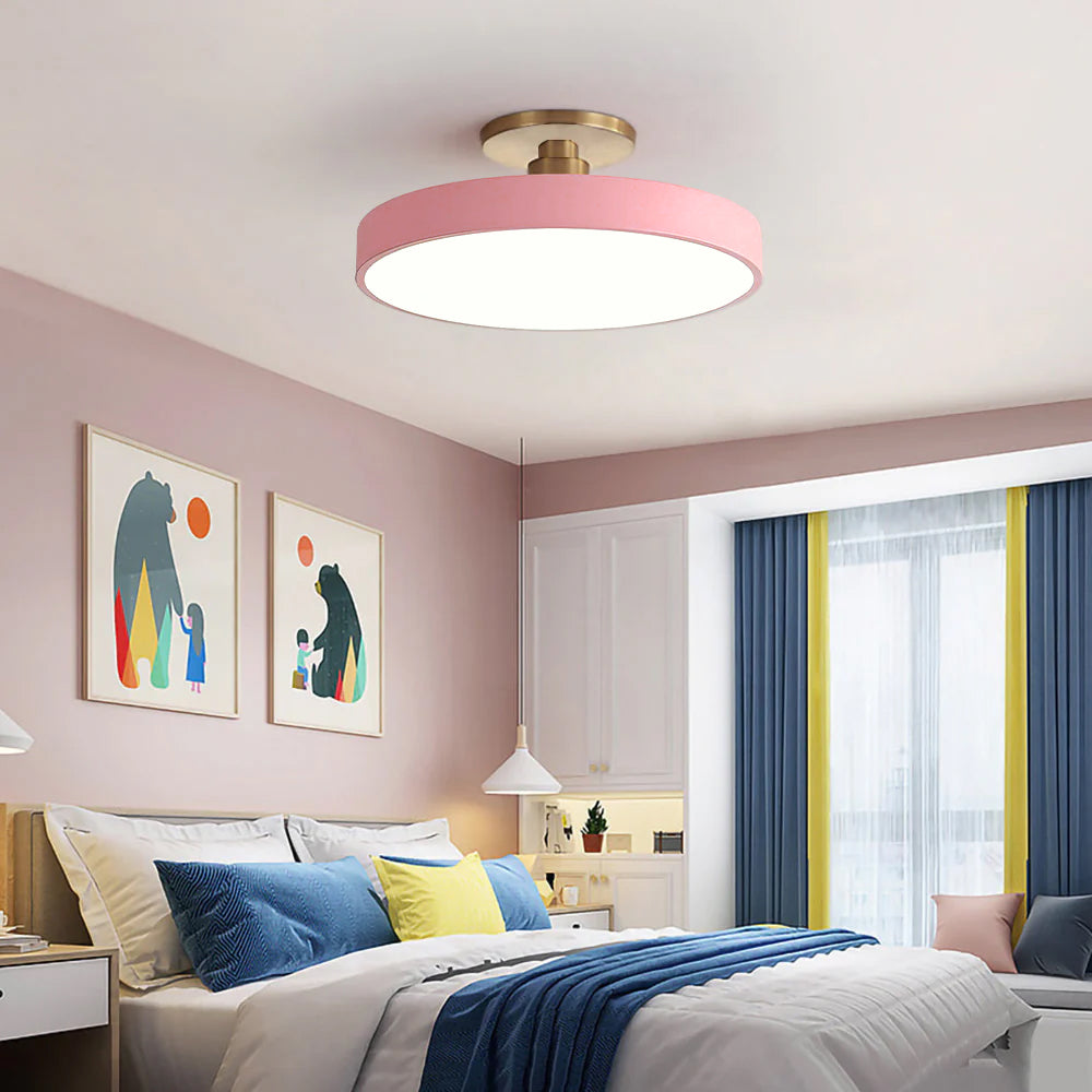 Vionte Plafondlamp – Ronde LED plafondlamp van metaal en acryl met energiezuinig design