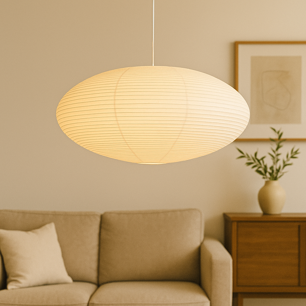 Papira Hanglamp – Handgemaakte Papieren Kap met Wabi-Sabi Design & Warme Sfeerverlichting