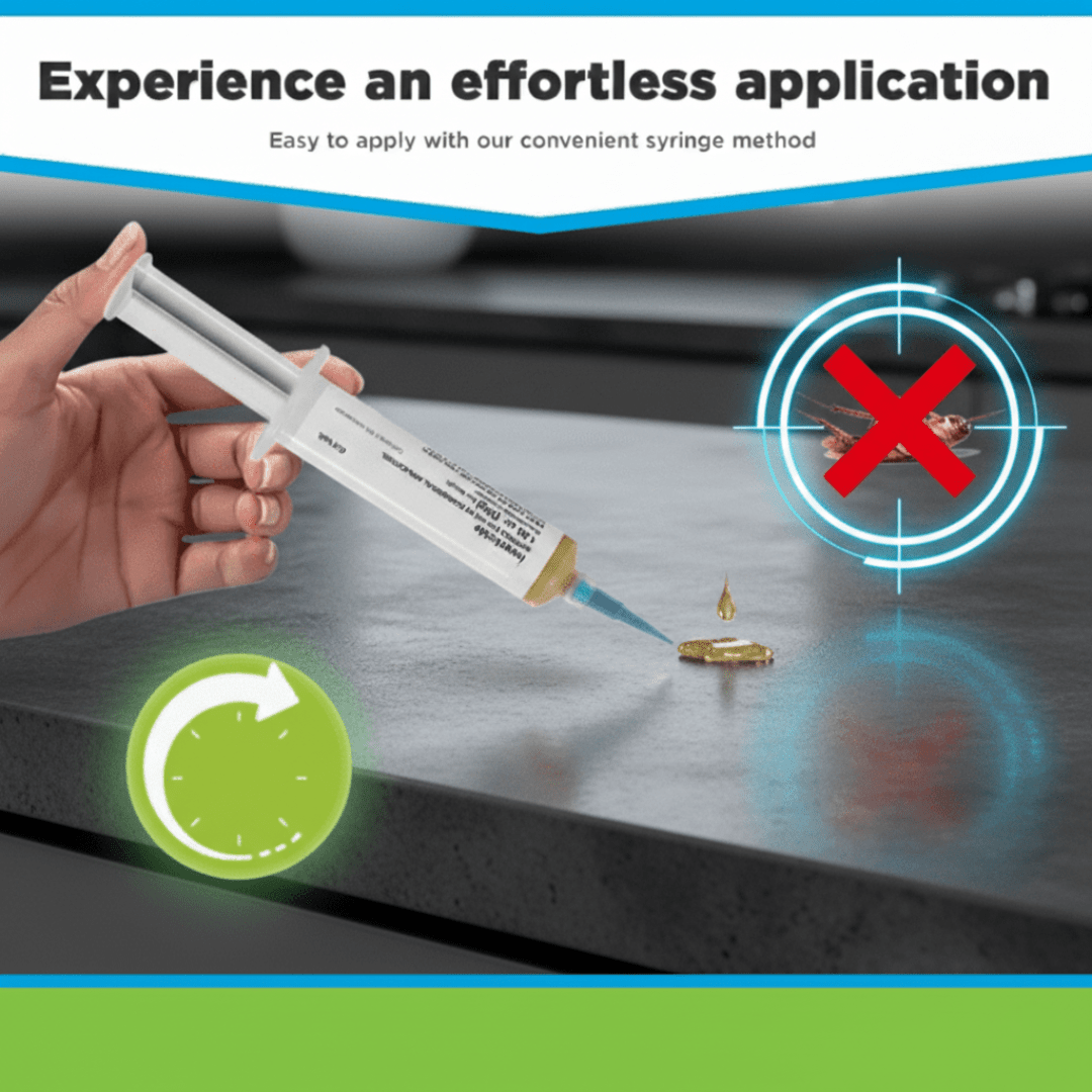 Kakkerlakken gel – Snelle werking, gerichte toepassing & langdurige bescherming