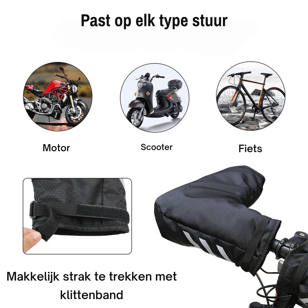 Wind Guard Handschoenen – Tochtvrije Fietshandschoenen met Open Vingertoppen