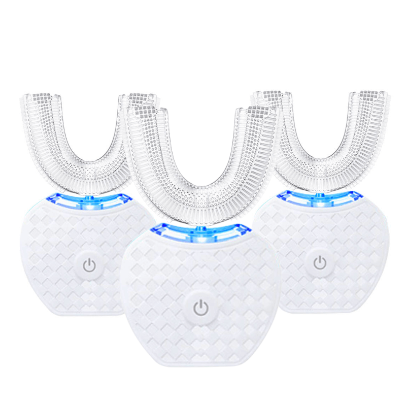 Lustra U-Vormige Elektrische Tandenborstel – Ultrasoon, Handsfree & Grondige Reiniging in 30 Sec