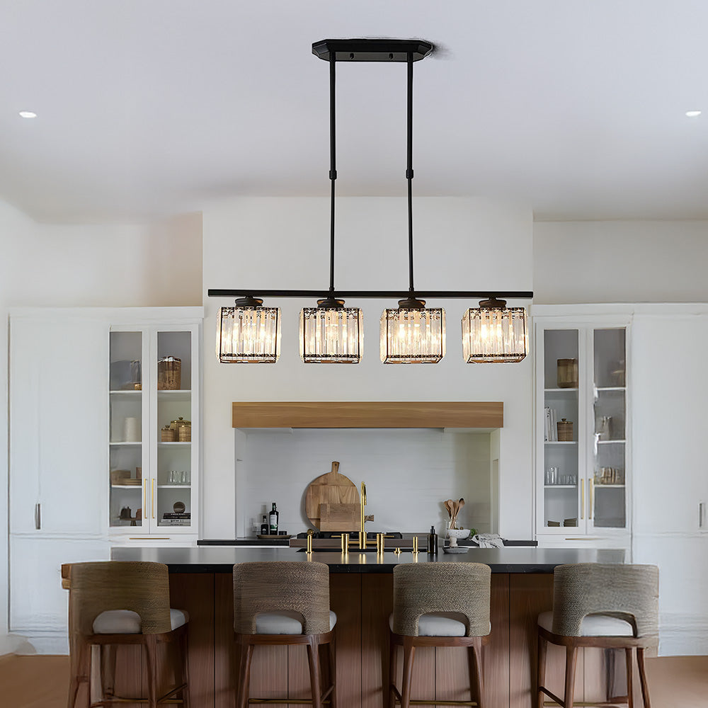 Artesso Hanglamp – Art Deco Design met Glazen Kappen & Verstelbare Hoogte